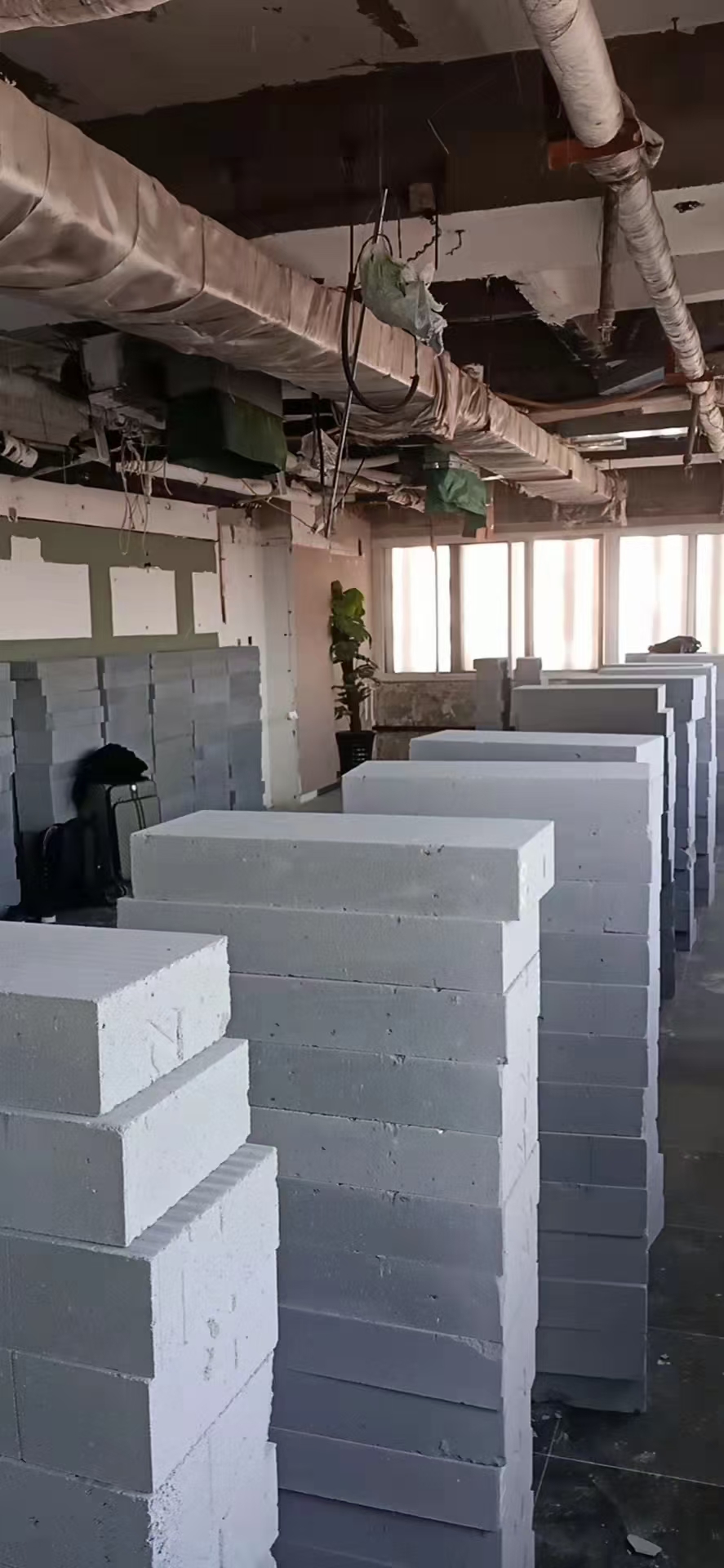 加气砖隔墙墙体砌筑
